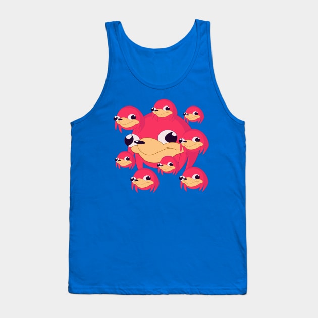 Ugandan Knuckles 2 Tank Top by DestinyHunters